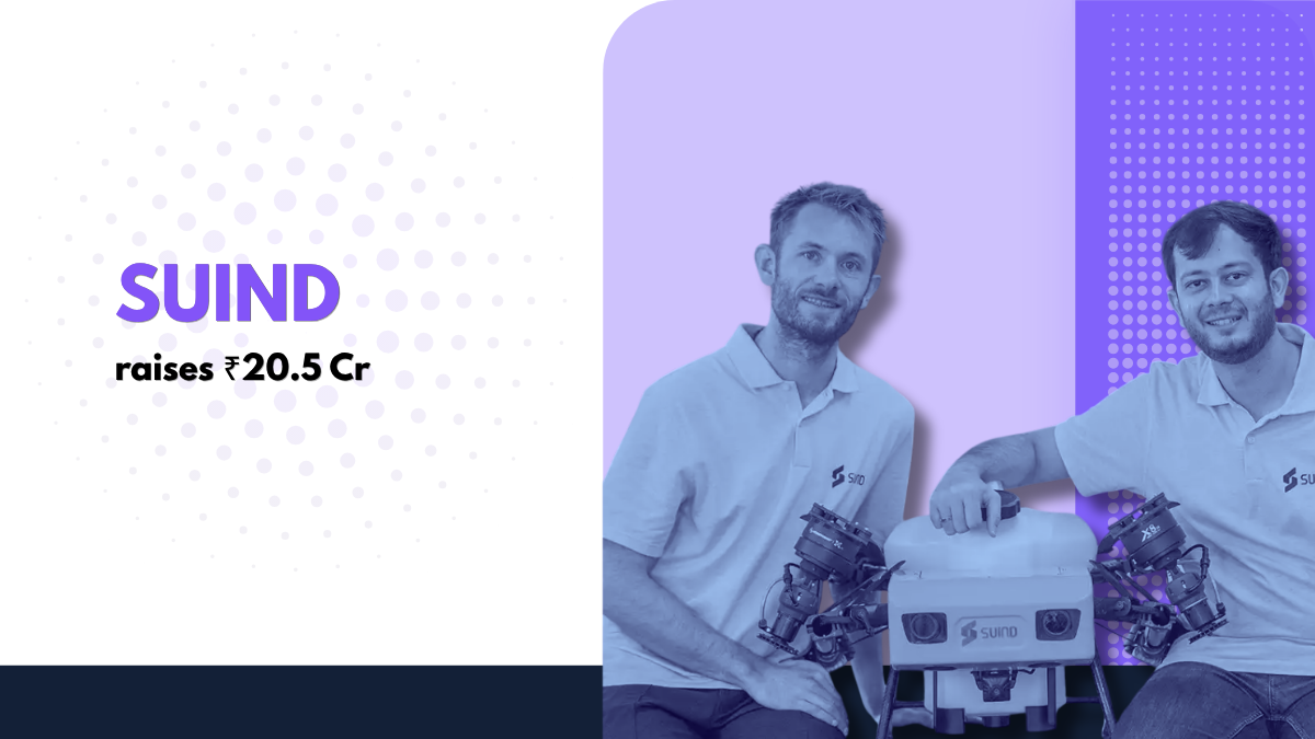 SUIND Raises ₹20.5 Crore In Seed To Expand Autonomous Drone Technology
